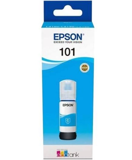 [106301 / C13T03V24A] Epson 101 Cyan Ink Bottle 70ml - Cyan | 106301 / C13T03V24A