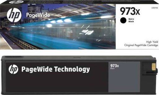[L0S07AE] HP 973XL High Yield Black Original PageWide Cartridge | L0S07AE