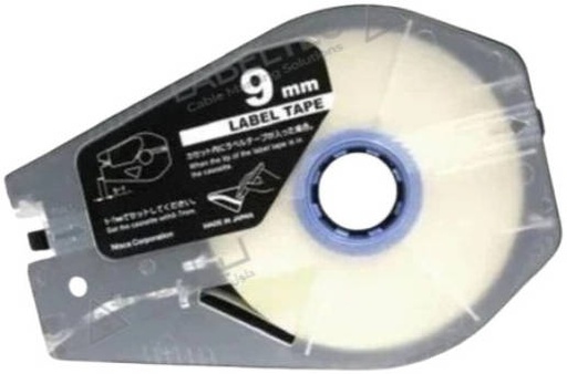[Canon9mm-Silver] Canon Label Tape Cassette, Width 9mm for Canon MK-3000 & MK-5000, White | Canon9mm-Silver