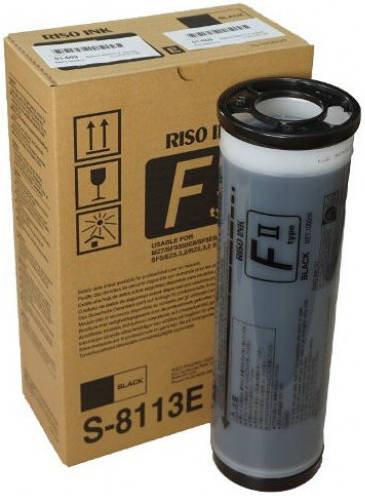 [S8113E] Riso S8113E Black Ink Cartridge, 1000ml Volume | S8113E
