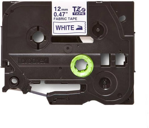 [TZe-FA3] Brother TZe-FA3 Tape Cassette, 12mm Length, 3M Length, Blue on White | TZe-FA3