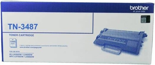 [brother-tn-3487-high-capacity-toner-cartridge-12000-pages] Brother Tn-3487 High Capacity Toner Cartridge 12000 Pages