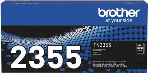 [brother-genuine-tn-2355-high-yield-black-ink-printer-toner-cartridge] Brother Genuine Tn-2355 High Yield Black Ink Printer Toner Cartridge