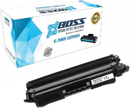 [HP17A CF217A] BOSS XL Compatible Toner Cartridge, 1600 Pages Page Yield, Laser Print Technology, Smart Printing Technology, Replacement for HP17A CF217A, Black | HP17A CF217A