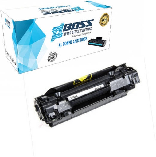 [HP83A CF283A] BOSS XL Compatible Toner Cartridge, 1,500 Pages Page Yield, Laser Print Technology, Smart Printing Technology, Replacement for HP83A CF283A, Black | HP83A CF283A