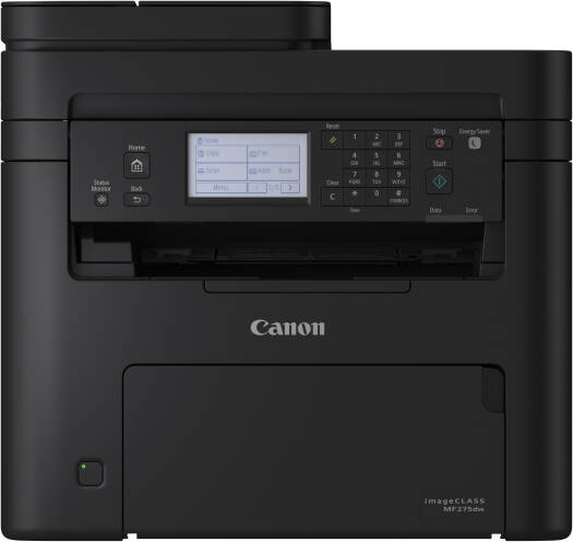 [5621C004] Canon imageCLASS MF275dw Wireless All-In-One Monochrome Laser Printer, Print, Scan, Copy, Fax, Up to 29 ppm Print Speed, 6-line LCD Tocuch Display, 35 Sheet ADF, USB 2.0 / WiFi, Black | 5621C004