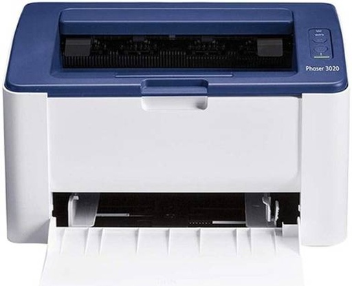 [3020/BI] XEROX Phaser 3020/BI Monochrome Laser Printer, 600 x 600 dpi Print Resolution, Up to 21 ppm Print Speed, Built-in Wi-Fi Connectivity, Upto 15000 Pages/Month Duty Cycle, White/Navy | 3020/BI