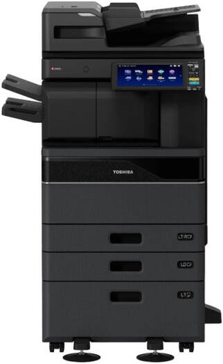 [e-STUDIO4525AC] Toshiba e-STUDIO4525AC Multifunction Printer, A4 45 PPM / A3 22 PPM Print & Copy Speed, 10.1" Multi-Touch Colour Panel, 600 DPI x 600 DPI Resolution, Bluetooth, WiFi Direct, Black | e-STUDIO4525AC