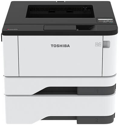 [e-Studio409P] Toshiba e-Studio409P Mono Multifunction Printer, Up to 40 PPM Print Speed, 1200 DPI x 1200 DPI Print Resolution, 2 Line Display, 250 Sheets Paper Capacity, Gray | e-Studio409P