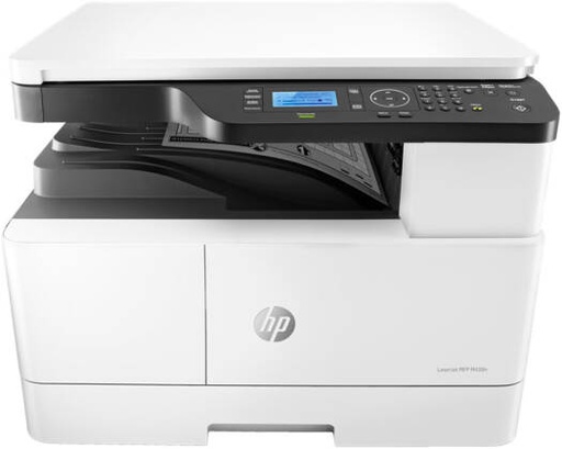 [8AF43A] HP LaserJet MFP M438n Laser Printer, Print, Copy, Scan, Print Speed Up To 24 PPM (Black), Up to 22 cpm Copy Speed, Up to 1200 x 1200 DPI Resolution, 4-Line LCD Display, Flatbed Scaner, White | 8AF43A
