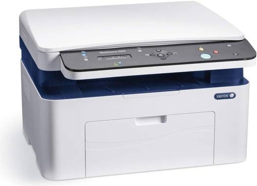 [3025V-BI] Xrox WorkCentre 3025 Multifunction Printer / Print / Copy / Scan, Up to 21 ppm Letter / 20 ppm A4 Print Speed, 600 x 600 dpi, 100 Sheets B/W Output, Wi-Fi b/g/n, High-Speed USB 2.0,White | 3025V-BI