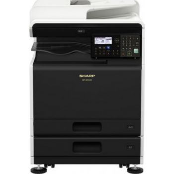 [BP-20C25] Sharp BP-20C25 Multi-Function Printer, 5-Line Mono LCD, 600 x 600 Dpi Resolution, 25 B/W - Colour Ppm, 350 Sheets Standard Paper Capacity, Print/Copy/Scan/Fax | BP-20C25