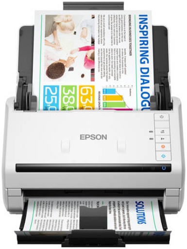 [B11B261401BB] Epson WorkForce DS-530II Scanner, 35 PPM Simplex & 70 IPM Duplex Scan Speed, 600 DPI Resolution, Optical Character Recognition (OCR), ReadyScan LED Technology, White/Black | B11B261401BB