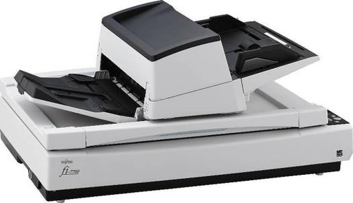 [PA03740-B301] RICOH fi-7700S High-Speed Document Scanner, 200ppm Simplex, 600dpi Optical Resolution, 300-Sheet ADF, Multi-Feed Detection, Auto Skew Correction, Rotating ADF | PA03740-B301