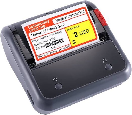 [label-maker-portable-80mm-thermal-label-printer-bt-label-maker-sticker-hine-with-re-able-battery-compatible-with-ios-android-computer-for-supermarket-clothing-jewelry-retail-store-labeling] label maker Portable 80mm Thermal Label Printer BT Label Maker Sticker hine with Re able Battery Compatible with iOS Android Computer for Supermarket Clothing Jewelry Retail Store Labeling