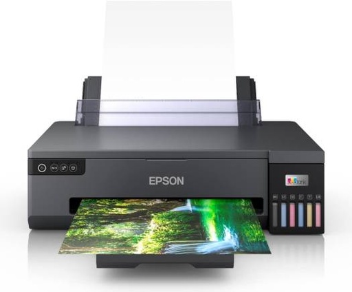 [C11CK38403DA] EPSON EcoTank L18050 Ink Printer, 6 Color Dye Based Inks, A3+ Borderless Photo Printing, Print Speed Appx 27 sec* (4R) / 65 sec* (A4), CD/DVD/PVC/ID Card Printing, WiFi Direct, Black | C11CK38403DA