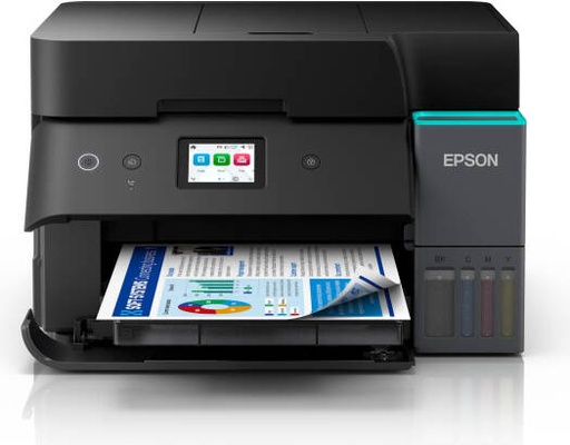 [C11CL40407] Epson L6390 Inkjet Printer, PrecisionCore Print Head, 4800 x 1200 DPI Resolution, 35 PPM (Mono), 23 PPM (Color) Print Speed, 400 Nozzles (Black), 128 nozzles Per Color, Black | C11CL40407