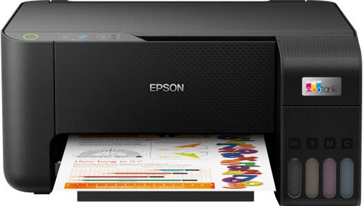 [C11CJ68405] Epson EcoTank L3210 A4 All-in-One Ink Tank Printer, 5760 x 1440 dpi Resolution, Print/Scan/Copy, Up to 33.0 ppm Print Speed, 180 x 1 Nozzles, Spill Free, Error Free Refilling, USB, Black | C11CJ68405