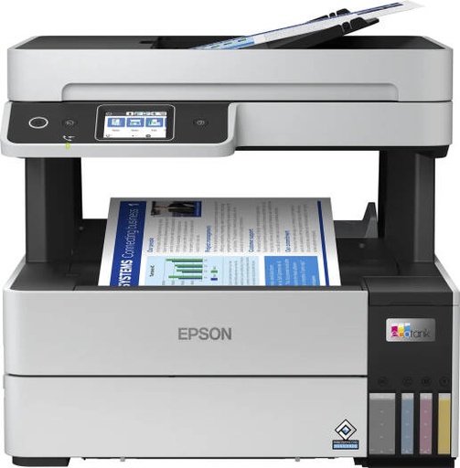 [C11CJ88404DA] Epson EcoTank L6490 Printer, PrecisionCore Print Head Technology, 400 Black, 128 per Color Nozzle Configuration, 4800 x 1200 DPI Print Resolution, (New, Damaged Box) | C11CJ88404DA