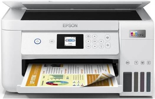 [C11CJ63513] Epson EcoTank L4260 Wi-Fi Duplex AIO Ink Tank Printer, Borderles Printing Up to A4 Size, Auto Duplex, 5760x1440 dpi Resolution, 10.5ipm/5.0ipm Print Speed, Spill-Free Ink Refilling, White | C11CJ63513