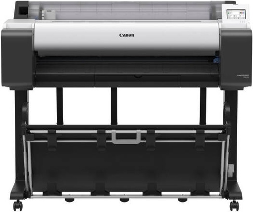 [TM-350] Canon imagePROGRAF TM-350 36" Inkjet Printer, 2,400 x 1,200 DPI Print Resolution, 15360 Total Nozzles, Minimum 5pl Per Colour, 150mm Maximum Media Roll Diameter, Black | TM-350