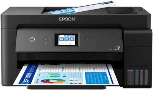 [C11CH96403DA] Epson EcoTank L14150 All-In-One Inkjet Printer, Compact A3 Printer, PrecisionCore Print Head, 3.3pl Droplet Size, 400 Nozzles Black, 128 Nozzles Color, Black | C11CH96403DA