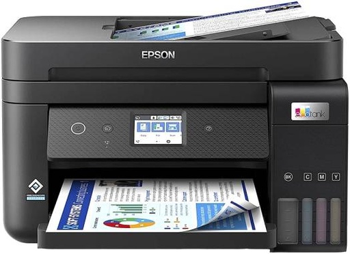 [L6290] Epson EcoTank L6290 A4 Wi-Fi Duplex All-in-One Ink Jet Printer, 4800 x 1200 dpi Resolution, 15.5ipm Print Speed, 7500 Pages, LCD Screen, ADF Capability, Spill-free Ink Refilling, Black | L6290