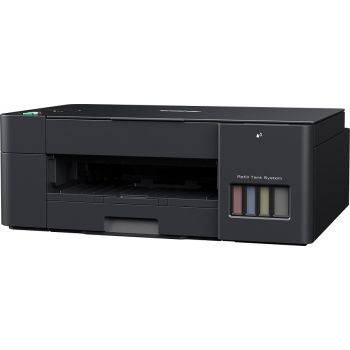 [DCP-T220] Brother DCP-T220 Ink Tank Printer, Up to 16/9 ipm (Mono/Colour), Hi-Speed USB 2.0, Up to 1200x6000 Dpi Resolution, Refill Ink Tank System, Print / Scan / Copy Functions, Black | DCP-T220