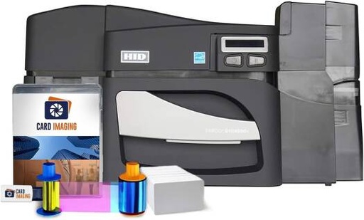 [card-imaging-fargo-dtc4500e-dual-side-id-card-printer-supplies-bundle-software] Card Imaging Fargo DTC4500e Dual side ID Card Printer & Supplies Bundle Software