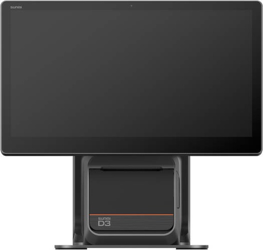 [P01310015] Sunmi D3 POS System, 15.6" FHD Touchscreen, 80mm Receipt Printer, Qualcomm Octa-Core, 4Gb Ram, 64Gb, Wi-Fi 6, Bluetooth 5.4, Ethernet, USB, Android 14 | P01310015