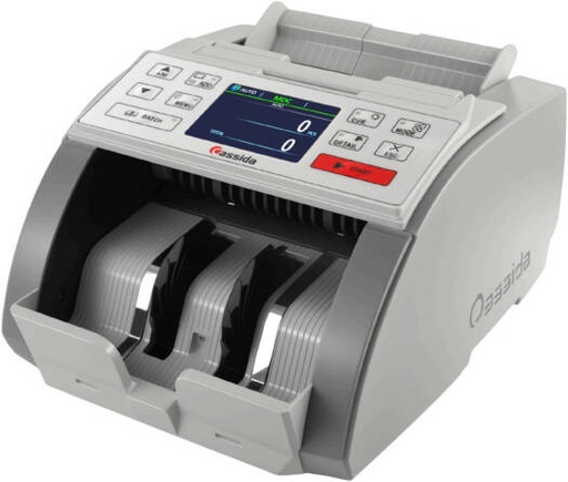 [AXIA] Cassida AXIA Money Counter Machine, Mix Value Bill Counter with UV MG IR Counterfeit Detection High Speed 1000 Notes per Minute | AXIA