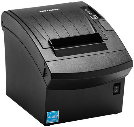 [SRP-350plusV] Bixolon SRP-350plusV Thermal Printer, 3" 80 mm Thermal Printer, Up to 400mm/sec Printing Speed, Built-in USB and Ethernet, Black | SRP-350plusV