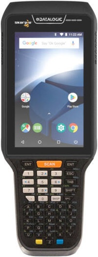 [Skorpio-X5] Datalogic Skorpio X5 Pistol Grip, 802.11 a/b/g/n/ac, 4.3 display, BT V5, 4GB RAM/64GB Flash, 47-Key Alpha-Numeric, 2D Imager XLR, Android 10, Black | Skorpio-X5