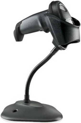 [LI2208-SR7U2100SGW] Zebra LI2208 Corded Handheld Barcode Scanner, With Shielded USB Cable, Linear Imager, Compatible w/ 123 Scan2 / Scanner Management Service, With Stand, Black | LI2208-SR7U2100SGW