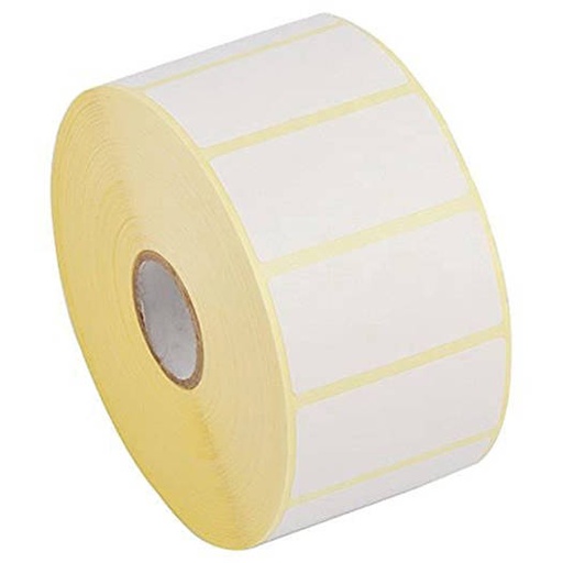 [2105T-A0ACAAA] Pegasus Eco Classic 2105T Thermal Transfer, 55gsm, 52mmX25mm Barcode Labels, 1000 Labels Per Rolls, Mid Gloss Coated, White | 2105T-A0ACAAA