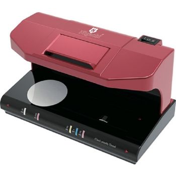 [NC-6055] Nigachi NC-6055 UV/MG/WM Counterfeit Detector, USB Cable, Rechargeable Battery, 5V/1A Power Supply, Detects Currencies/Cheques/Passports/Etc, Red | NC-6055