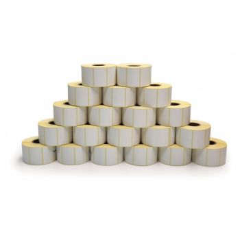 [MLBOTH26160NW20] Oscar Sticker Label 38x25 mm For Barcode Label Printer | Direct Thermal & Thermal Transfer | 1000 Labels per Roll | Detail Size 38.1 x 25.4 mm | 1 Inch Core (20 Rolls) | MLBOTH26160NW20