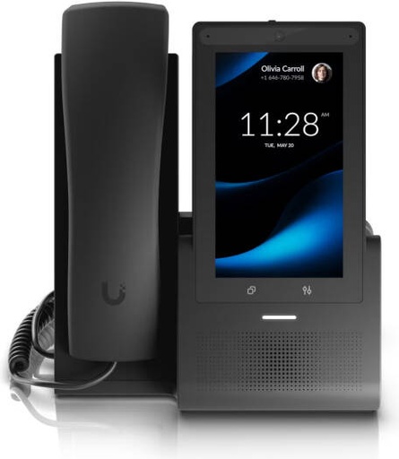 [UTP-G3-TOUCH-PRO] Ubiquiti UniFi G3 Touch Pro PoE Powered UniFi Talk Desktop VoIP Phone, 5″ HD Touchscreen, Dual GbE, Built In 5 MP Camera, Privacy Shutter, Wi Fi & Bluetooth, Hands Free Audio, Black | UTP-G3-TOUCH-PRO