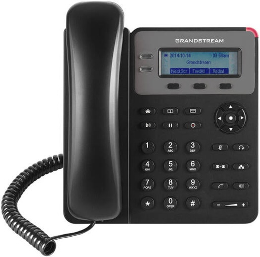 [GXP1610P] Grandstream GXP1610P Basic IP Phone, 2 Line IP Phone With Integrated PoE, Full Duplex , 3 Way Audio, Dual Fast Ethernet Ports, 2.95-inch LCD display, EHS Headset Compatibility, Black | GXP1610P