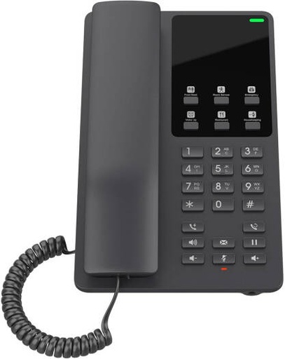 [GHP621W] Grandstream Hotel IP Phone, Wi-Fi Enabled Business Desk Phone with Dual-Band 2.4GHz & 5GHz, 2 SIP Accounts, HD Audio, PoE Support & 3-Way Conferencing, Black | GHP621W