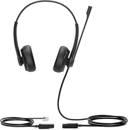 [YHS34 Dual] Yealink YHS34 Dual, Wired Headphone with RJ Connection Cable, QD, HD voice | YHS34 Dual