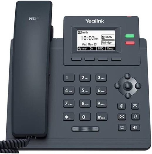 [T31W] Yealink SIP T31W IP Phone, Built In Wi Fi, 2 Line SIP User Phone, HD Voice VoIP Desk Phone, Ethernet Business Office Phone, Easy Setup Communication System for Office and Remote Work | T31W