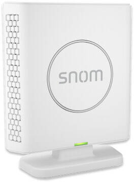[M6] Snom M6 DECT Repeater, Up to 5 Simultaneous Calls, Wideband Audio Quality, Compatible with Multi-Cell & Single-Cell Base Operation, DECT, OTA Updates, White | M6