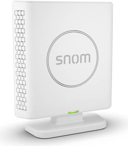 [M400] Snom M400 DECT Base, Up to 20 Handsets, Up to 20 Simultaneous Calls (Dual Cell), Wireless Software Updates for Handsets (OTA), Security (TLS & SRTP), White | M400