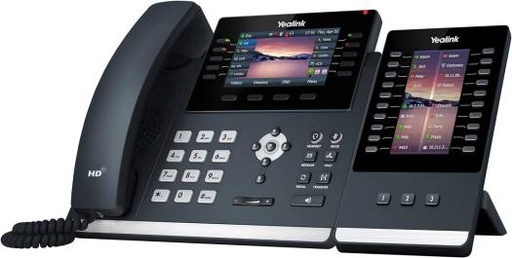 [yealink-t46u-ip-phone-with-exp43-expansion-module] Yealink T46U IP Phone with EXP43 Expansion Module