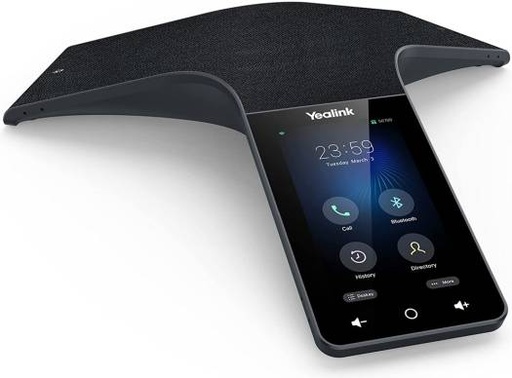 [CP965] Yealink CP965 Touchscreen HD Conference Phone, 5" Touch Screen, Optimal HD Audio, Full Duplex Wi-Fi Connect, 13 Mic Array, 360° Voice Pickup, Noise Proof, Hybrid UC Meeting, Android 9.0, Black | CP965