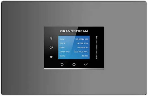 [UCM6302A] Grandstream UCM6302A IP PBX, Up to 1500 Users & 200 Concurrent Calls, Grandstream SIP Endpoints, 3 Gigabit Auto Sensing RJ45 Network Ports, Security Protection with Secure Boot, Gray | UCM6302A