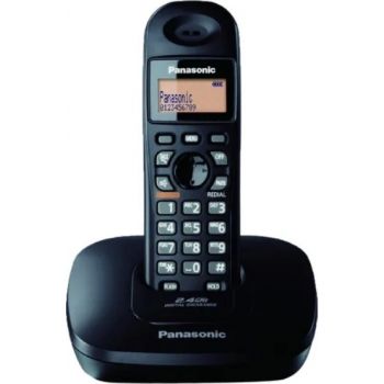 [KX-TG3611BX5] Panasonic Digital Cordless Phone With Stand - Black | KX-TG3611BX5