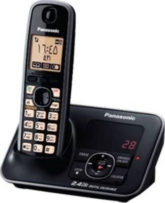 [KX-TG3721] Panasonic Cordless Telephone - Black | KX-TG3721