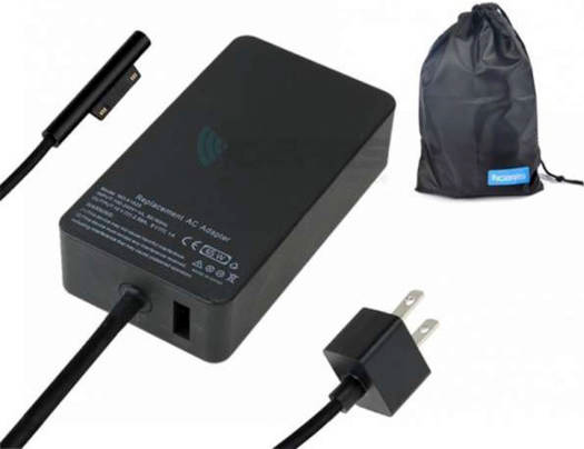 [Q5N-00001 / Q5N-00009 / Q4Q-00009] Replacement Microsoft Surface Book Surface Pro 4, Pro 5 & Pro 6 Tablet 65W 15V 4A Charger Power Supply | Q5N-00001 / Q5N-00009 / Q4Q-00009